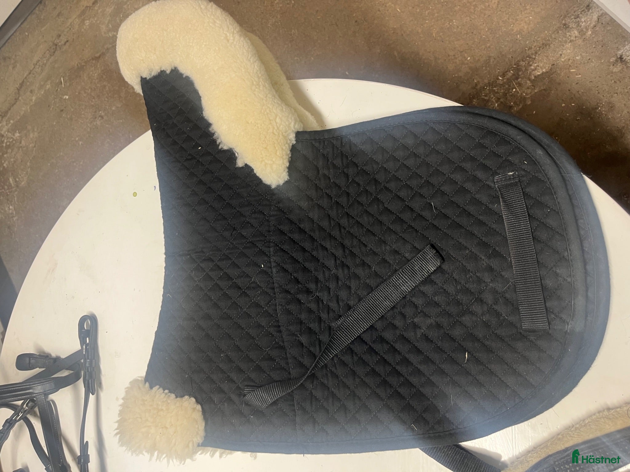 Sadeltillbehör hästutrustning Sadelpad och dressyrsadelgjord. - Annons 3