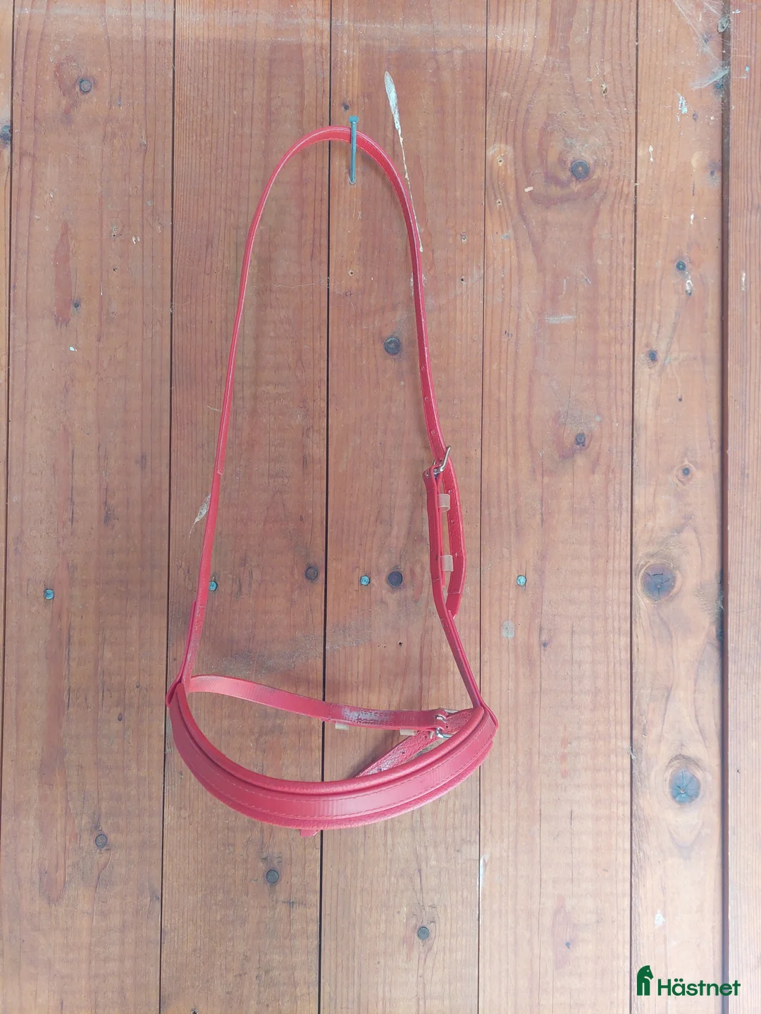 Träns hästutrustning till salu: Röd nosgrimma - Annons 2