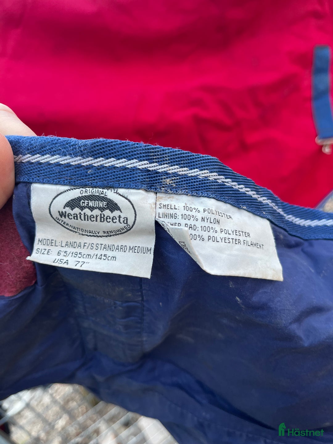 Täcken hästutrustning till salu: Weatherbeeta utetäcke i Kvicksund - Annons 3