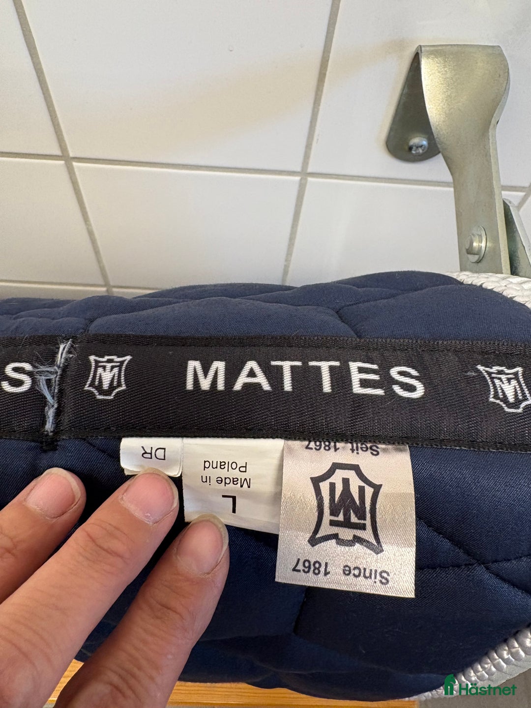 Schabrak & Vojlockar hästutrustning till salu: Marinblått Mattes Dressyrschabrak  i Karlstad - Annons 3