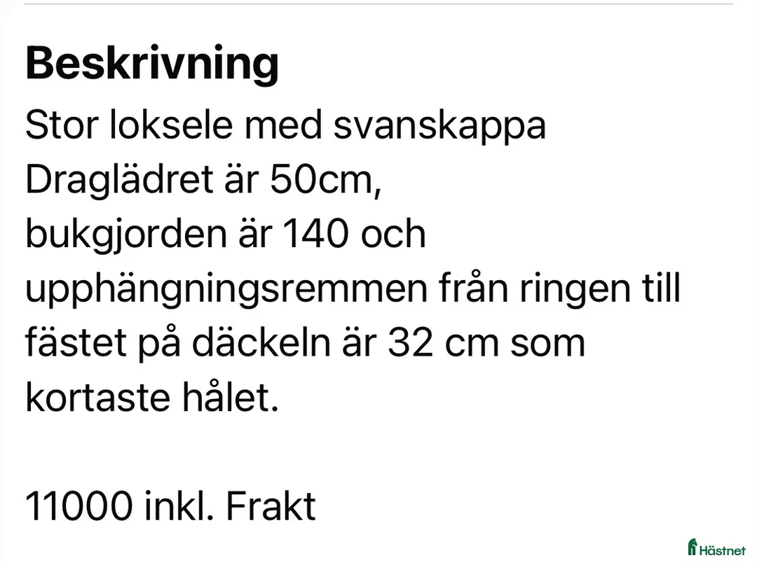 Körselar körning till salu: Loksele Stor - Annons 5