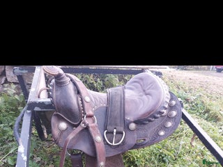 Övrig utrustning övrig utrustning till salu: Jacson nya chaps,westernsadel,hubertussadel i Strömsund - Annons 8