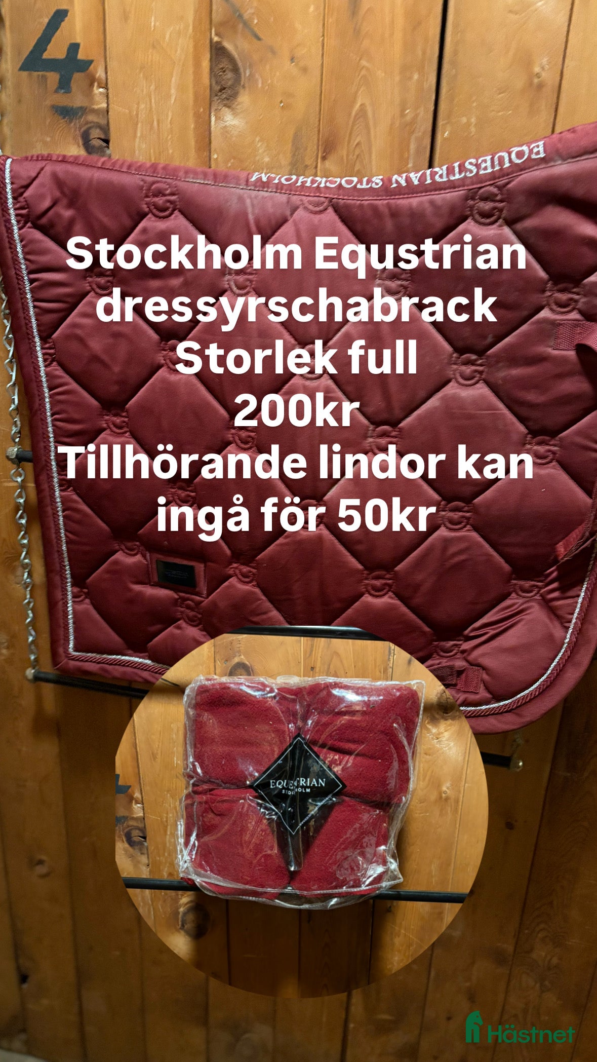 Schabrak & Vojlockar hästutrustning Dressyrschbrak från equestrian Stockholm  - Annons 6