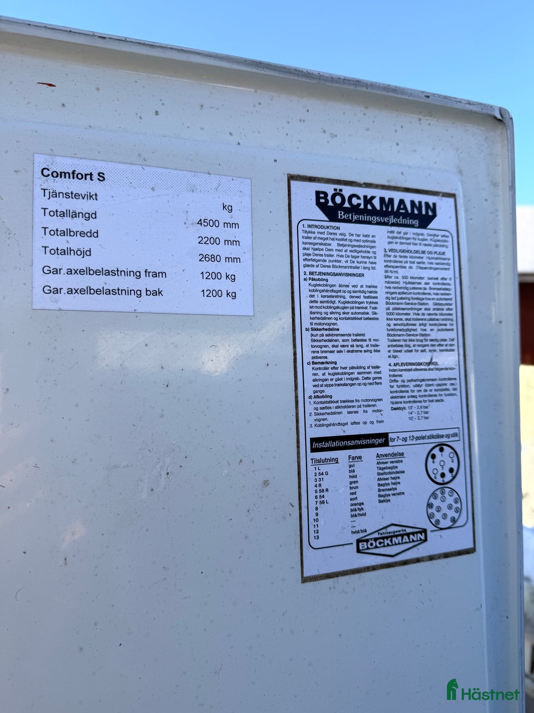 Hästtransporter  fordon & transport till salu: Böckmann Comfort S 2008 | 1 090 kg lastvikt - Annons 9