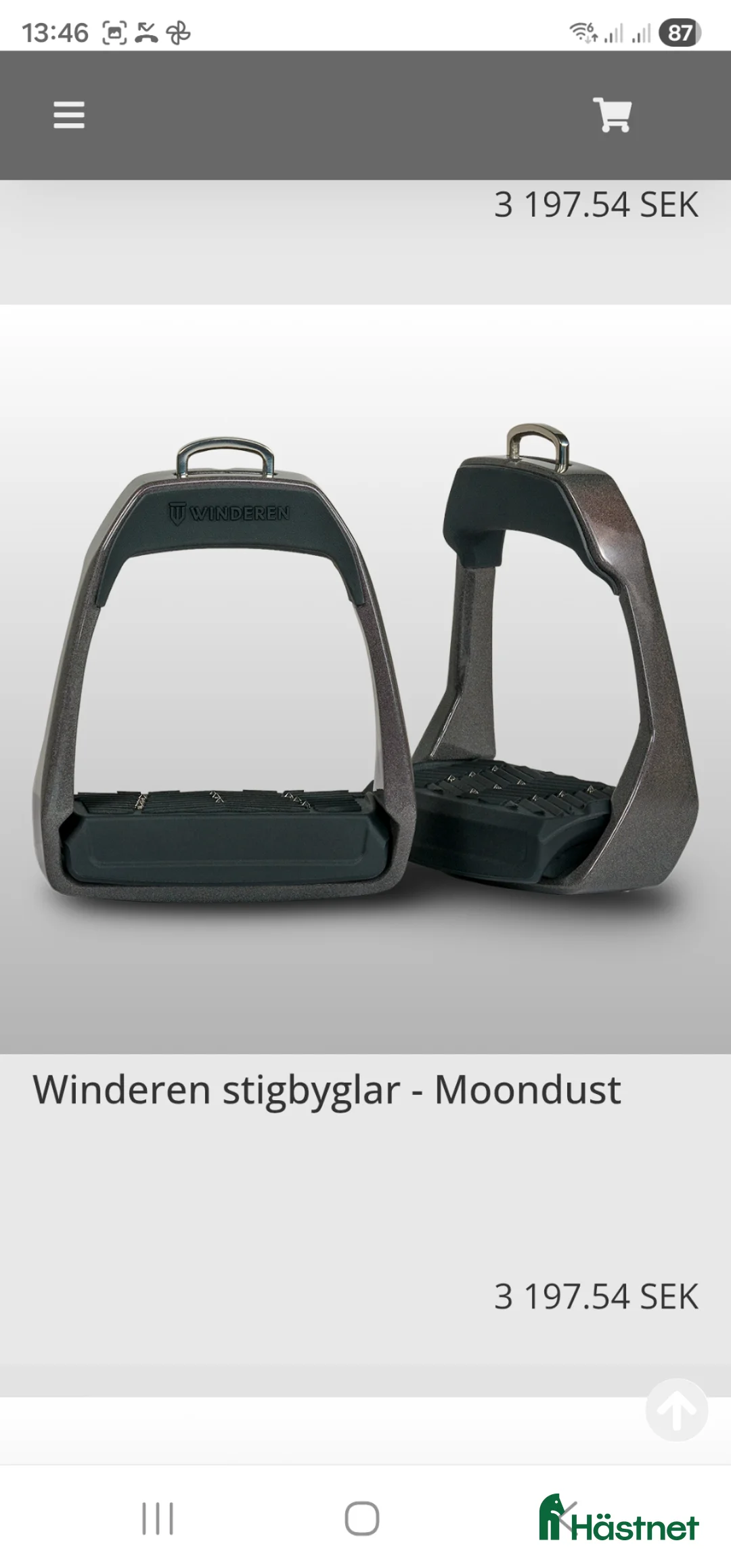 Stigbyglar hästutrustning till salu: Winderen anatomiska stigbyglar - Annons 2