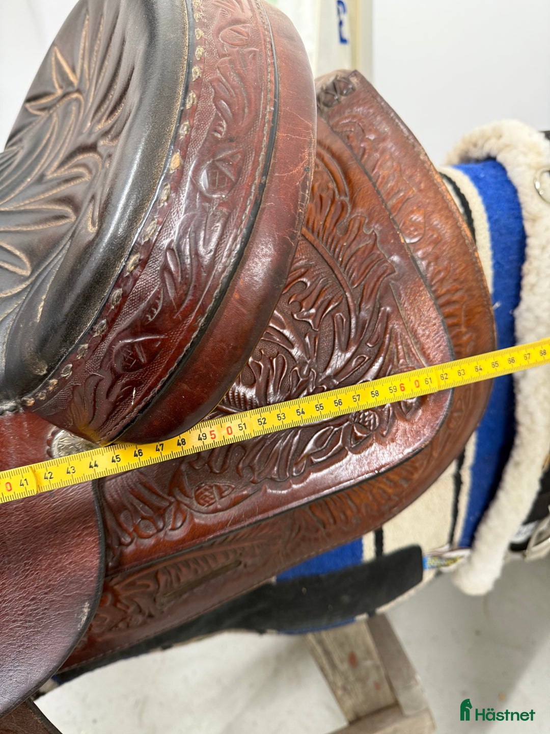 Sadlar hästutrustning till salu: Hereford tex tan westernsadel inkl sadelgjord/pad i Växjö - Annons 6