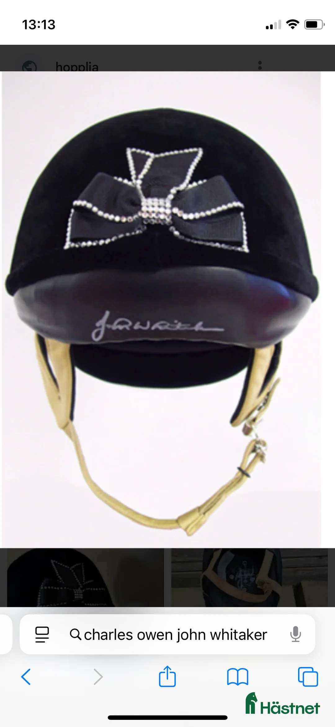 Hjälmar ryttarutrustning till salu: SÖKES Charles Owen hjälmar  i Stockholm - Annons 2