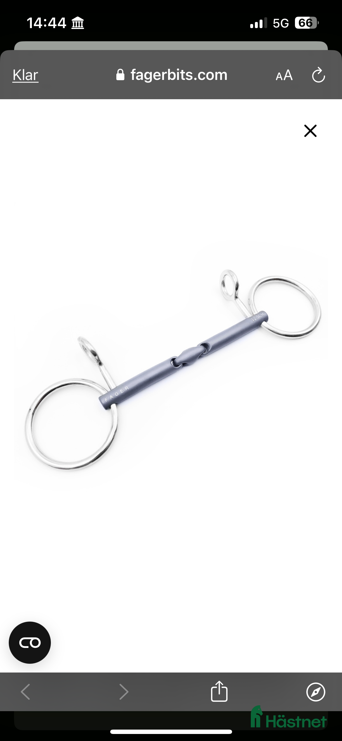 Bett hästutrustning till salu: Fredric Titan Loose Baucher bett i Halmstad - Annons 15