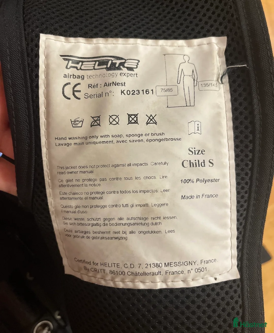 Säkerhetsvästar ryttarutrustning till salu: Air terrängväst  - Annons 3