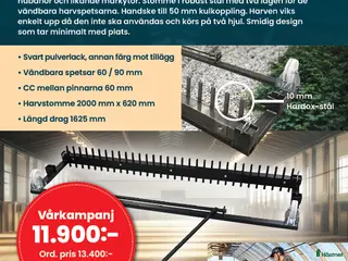 Stallinredning, stängsel & gård övrig utrustning till salu: Harv till gården i Motala - Annons 2