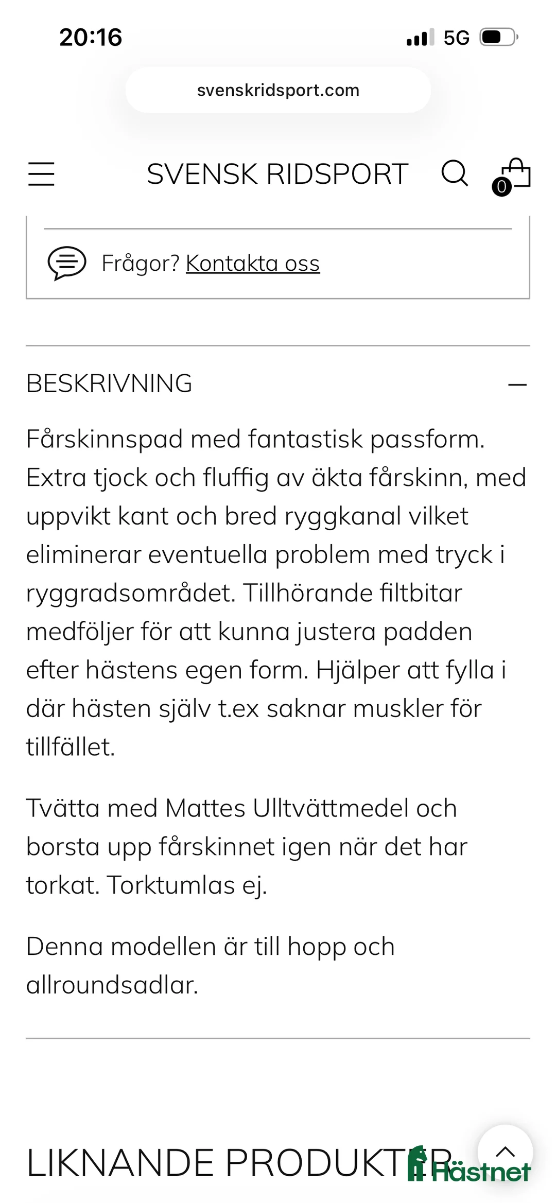 Sadeltillbehör hästutrustning till salu: Korrektionspadd Mattes i Dösjebro - Annons 6