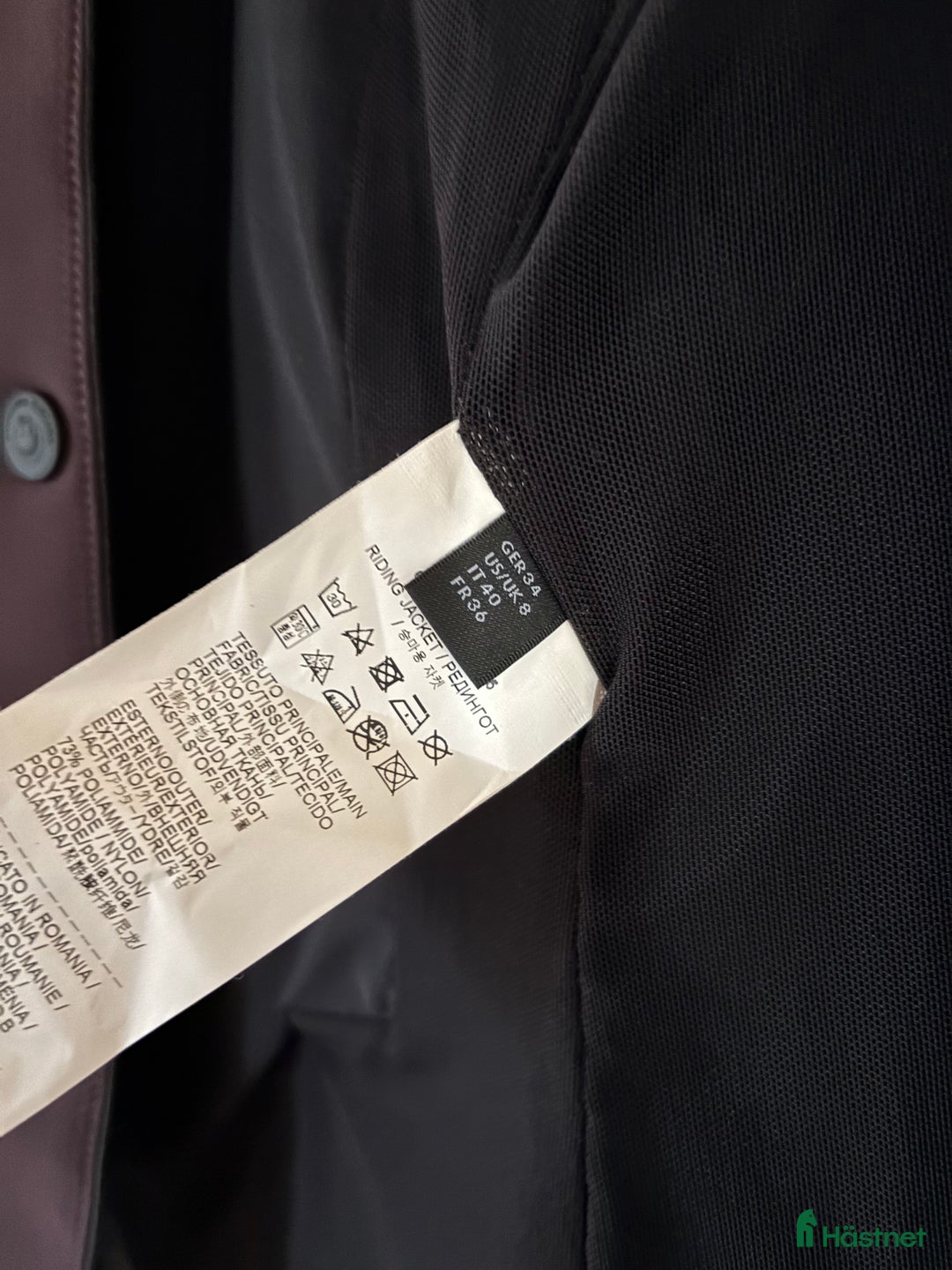 Jackor & Kavajer ryttarutrustning till salu: Cavalleria Toscana Kavaj stl 34 Fr36 It40  i Horndal - Annons 3