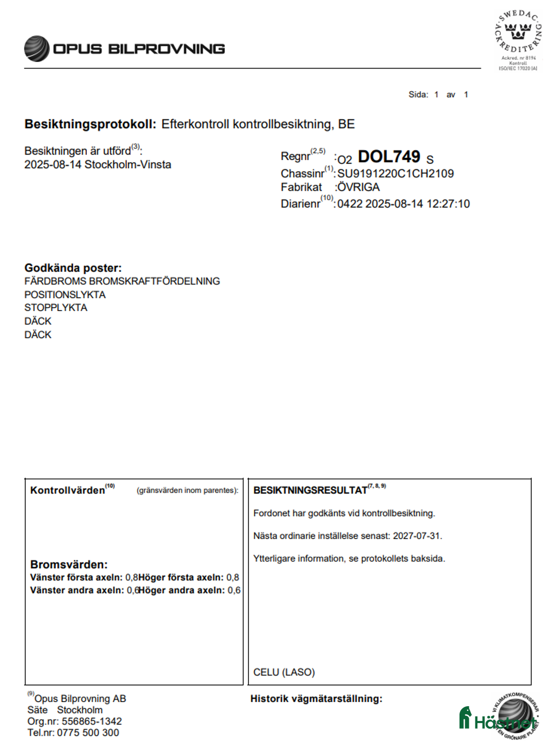 Hästtransporter  fordon & transport till salu: Hästtrailer Christ Tandem Trailer 2012 i Ekerö - Annons 10
