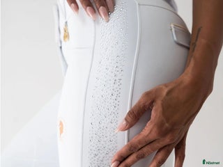 Ridbyxor ryttarutrustning till salu: NYA unika vita ridbyxor med bling & svart insida i Tumba - Annons 1