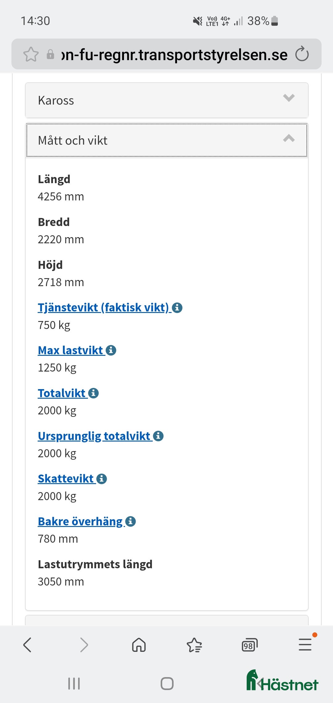 Hästtransporter  fordon & transport till salu: Fautras Provan i Köping - Annons 4