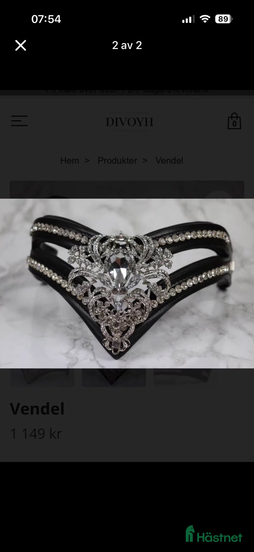 Träns hästutrustning Divoyh pannband 💎 - Annons 1