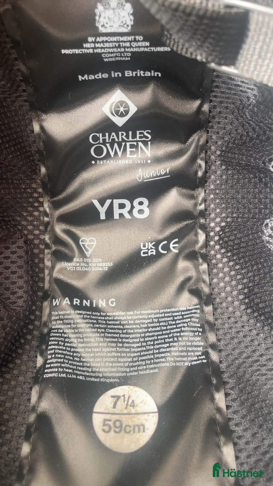 Hjälmar ryttarutrustning till salu: Charles owen hjälm - Annons 3