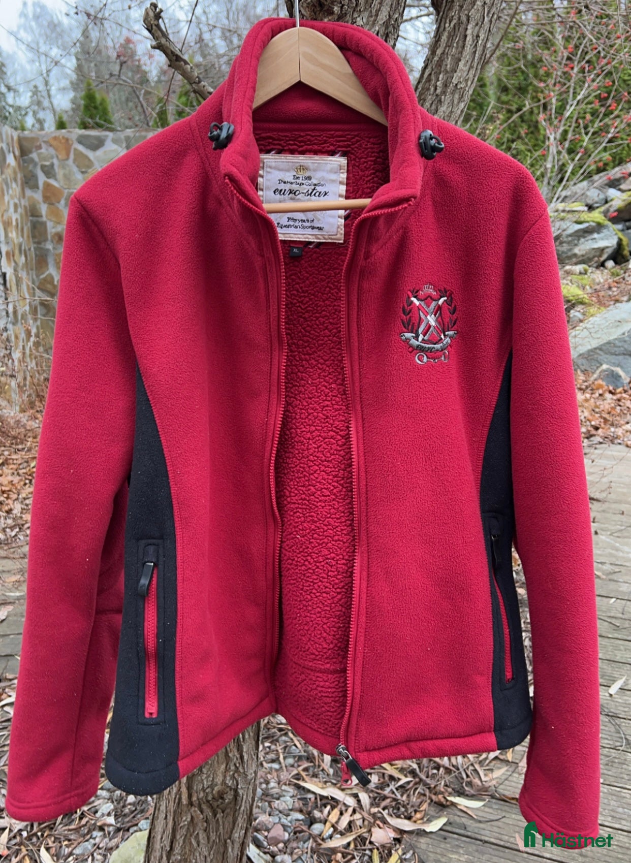 Jackor &amp; Kavajer ryttarutrustning till salu: Euro-Star fleecetröja med teddyfoder i Vallentuna - Annons 3