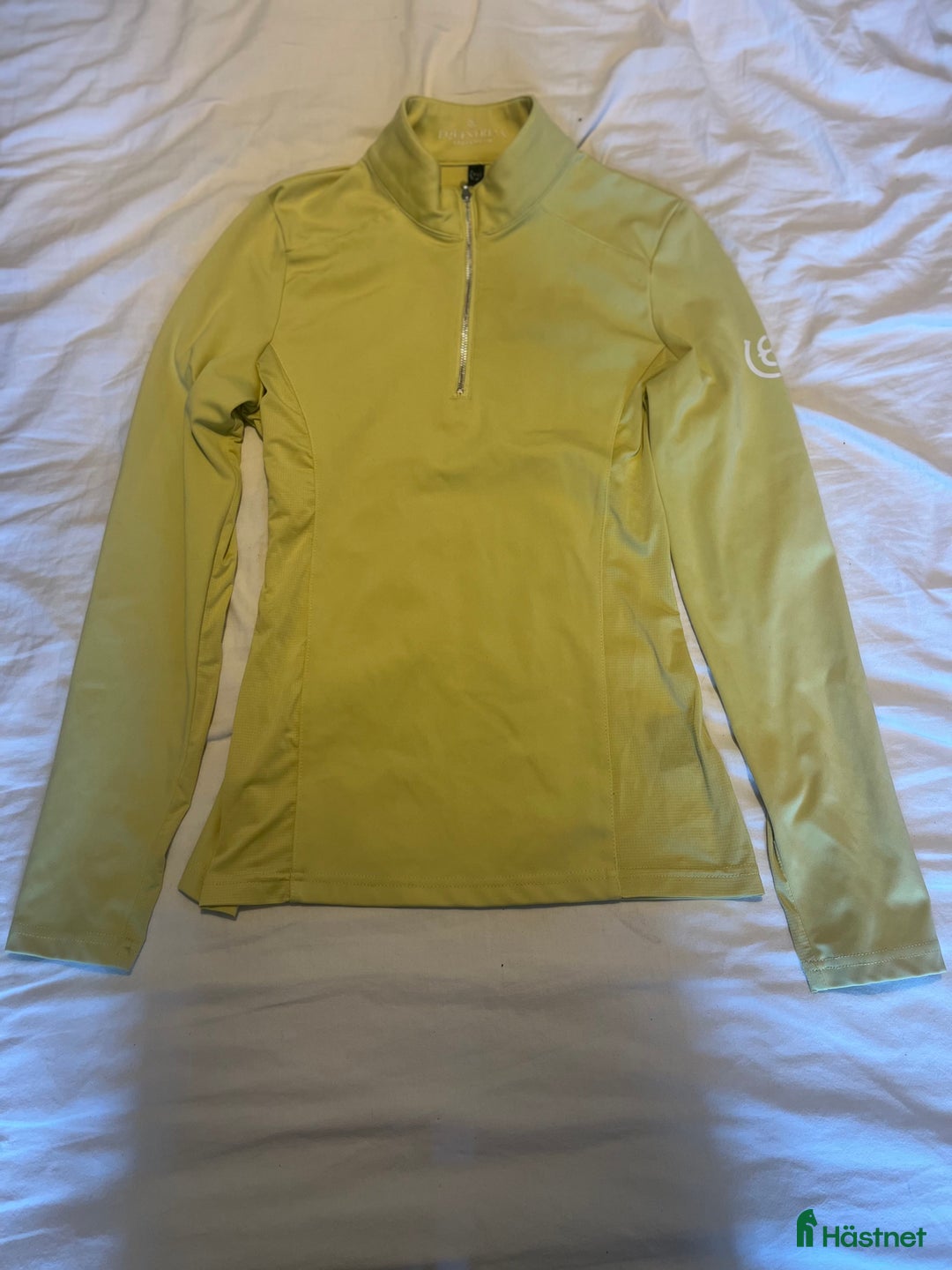 Övrig Ryttarutrustning ryttarutrustning till salu: Fin gul equestrian stockholm tröja i Kalmar - Annons 1