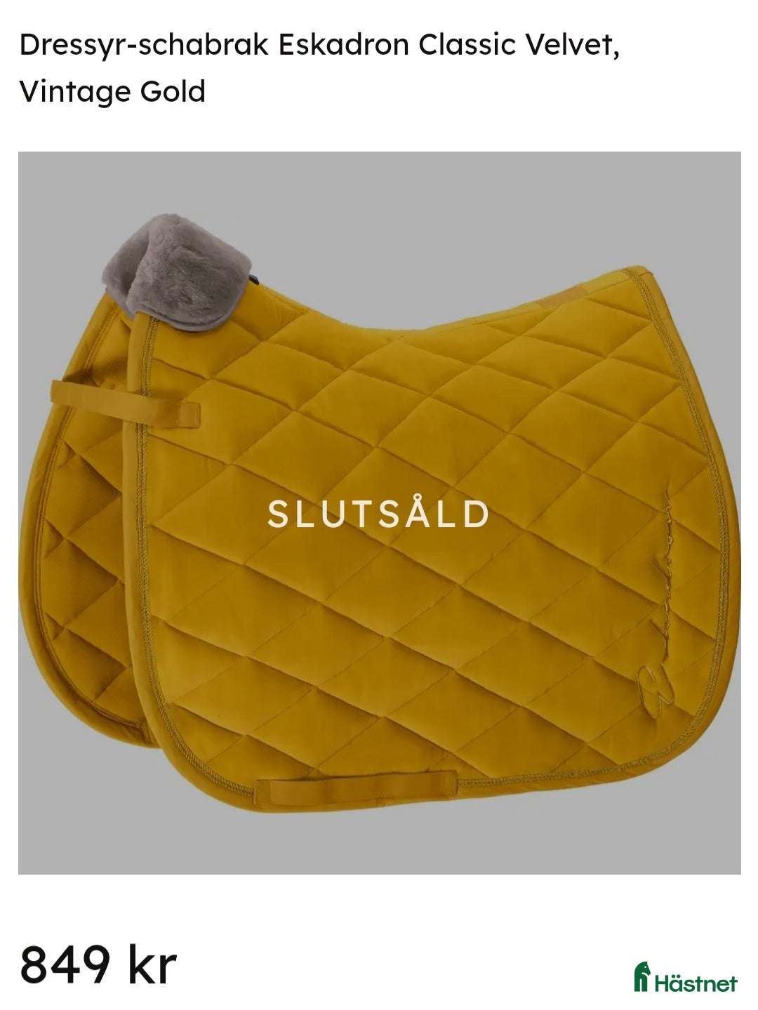 Schabrak & Vojlockar hästutrustning till salu: Eskadron dressyrschabrak inkl lindor Full  i Tranås - Annons 6