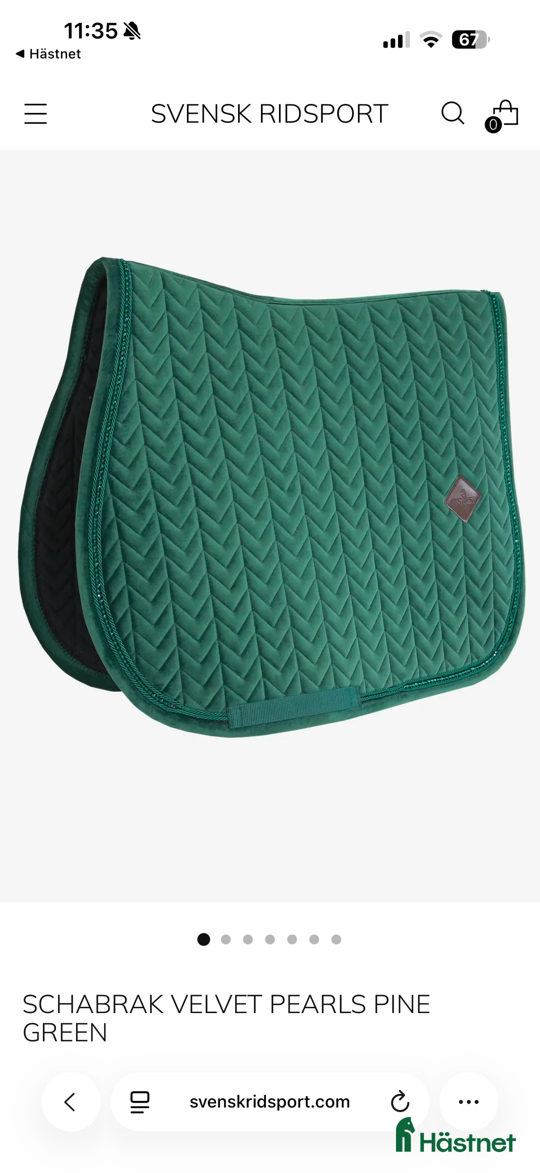 Schabrak & Vojlockar hästutrustning till salu: Kentucky schabrak + huva i Stora Höga - Annons 1