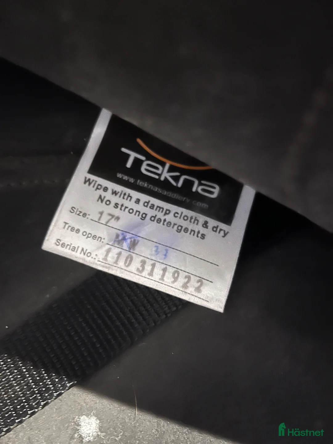 Sadlar hästutrustning till salu: Tekna dressyrsadel 17” i Brunflo - Annons 5