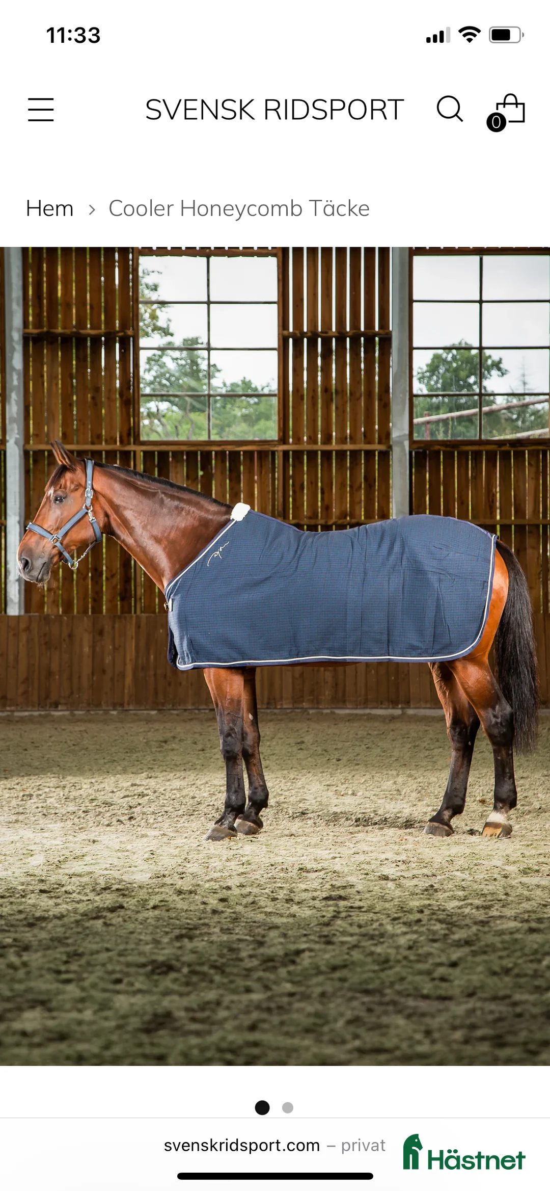 Täcken hästutrustning till salu: Dyon cooler tävlingstäcke i Västerås - Annons 1