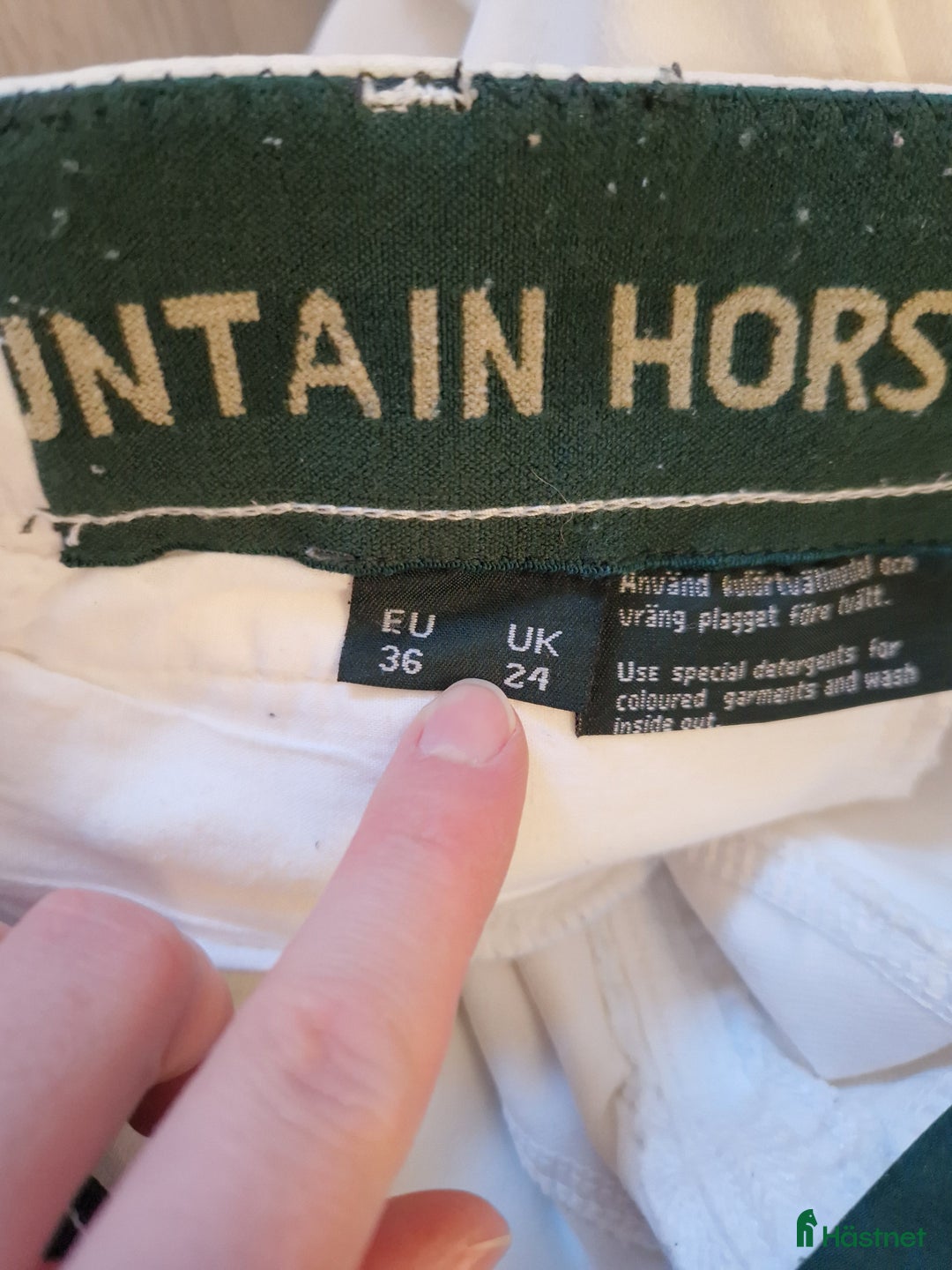 Ridbyxor ryttarutrustning till salu: vita ridbyxor i Hallstahammar - Annons 4