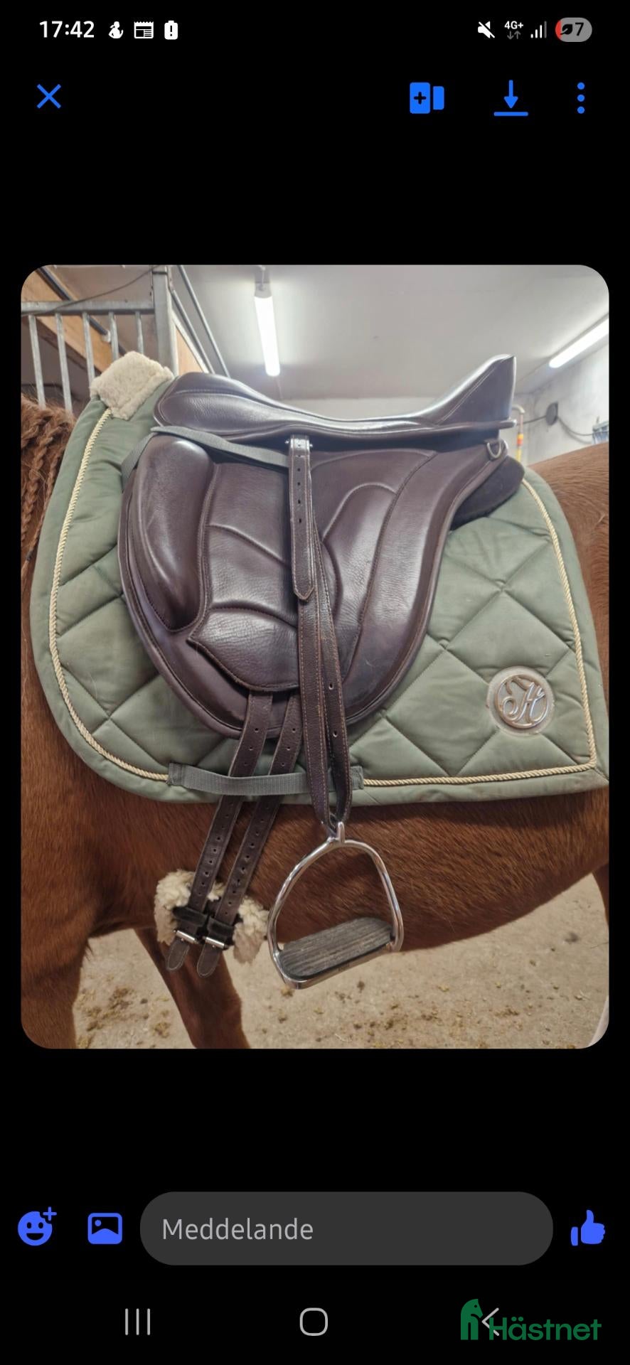 Sadlar hästutrustning Freeform 18" 46cm anläggningsyta  - Annons 2
