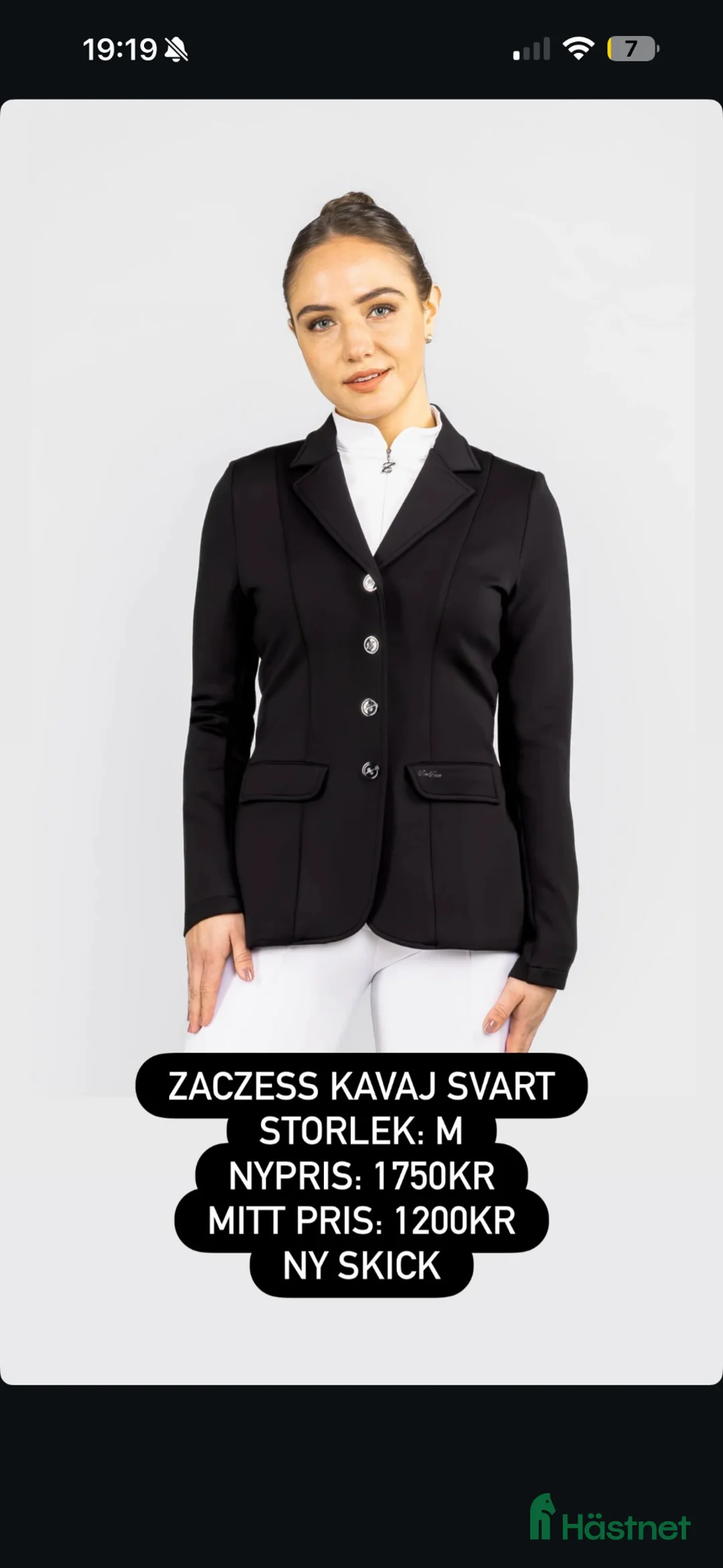 Jackor & Kavajer ryttarutrustning till salu: Zaczess kavaj  - Annons 1