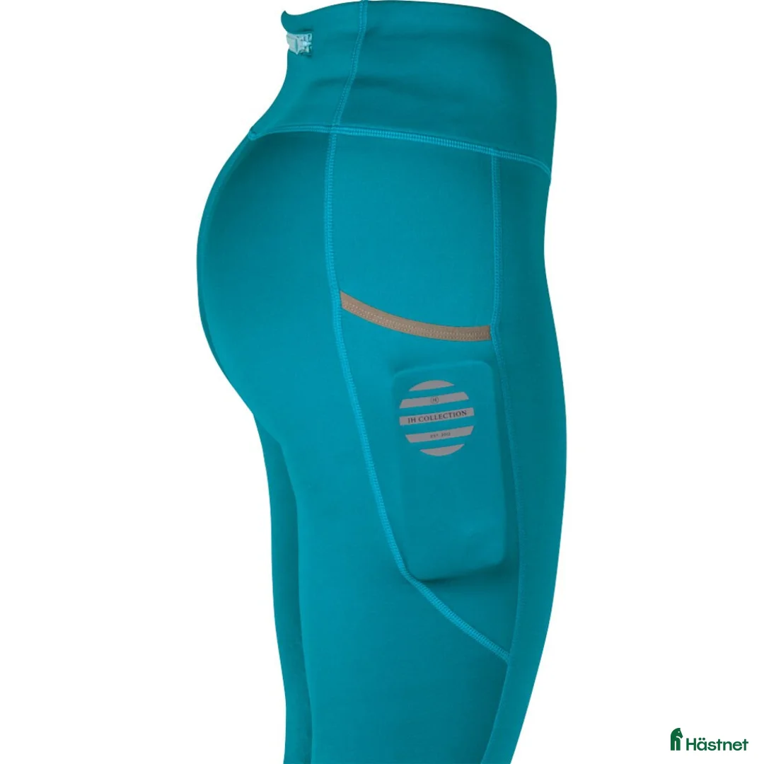 Ridbyxor ryttarutrustning till salu: JH Collection ridtights i turkos färg storlek S  - Annons 3