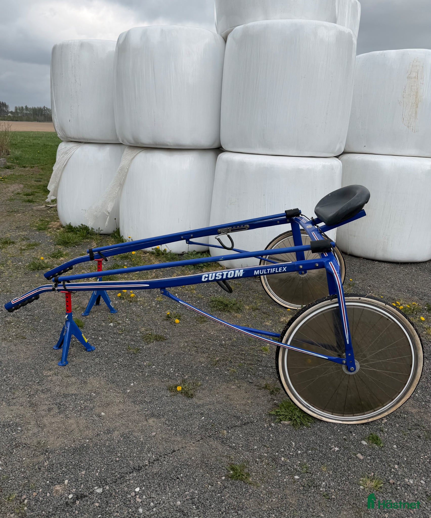 Travsulkys trav till salu: Custom Multiflex sulky  - Annons 1