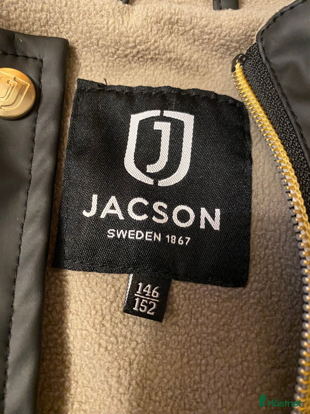 Jackor & Kavajer ryttarutrustning till salu: Jacson Peggy regnkappa stl 146/152 i Uppsala - Annons 2