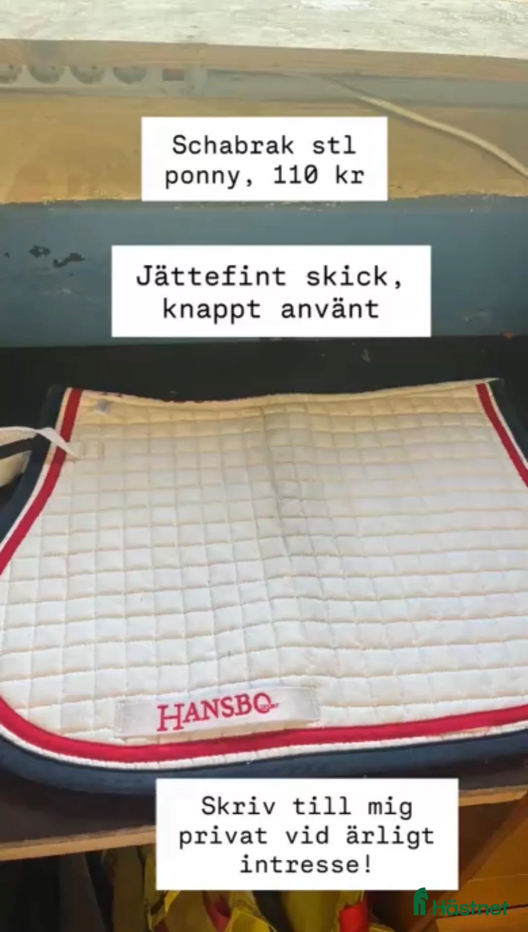 Schabrak & Vojlockar hästutrustning till salu: Schabrak till salu i Rydaholm - Annons 7