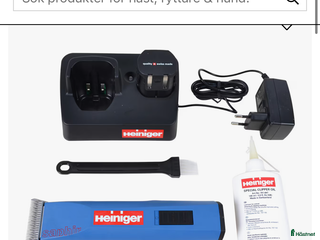 Övrig Hästutrustning hästutrustning till salu: NY Heiniger saphir klippmaskin i Gotlands Tofta - Annons 3