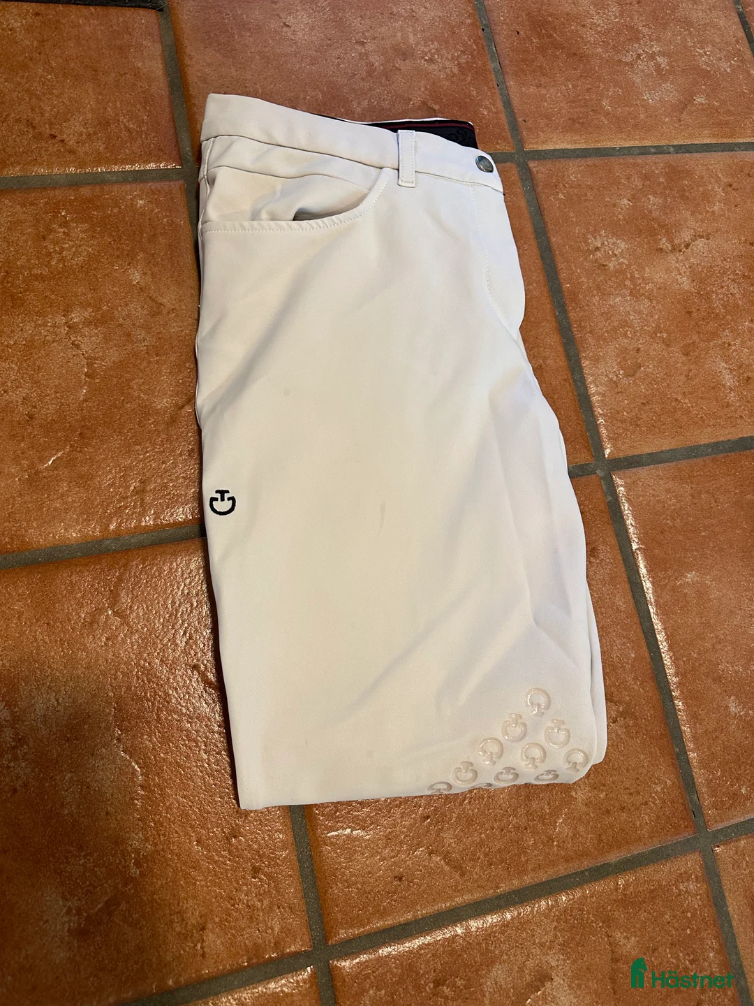 Ridbyxor ryttarutrustning till salu: Vita ridbyxor storlek IT 46 - Annons 1