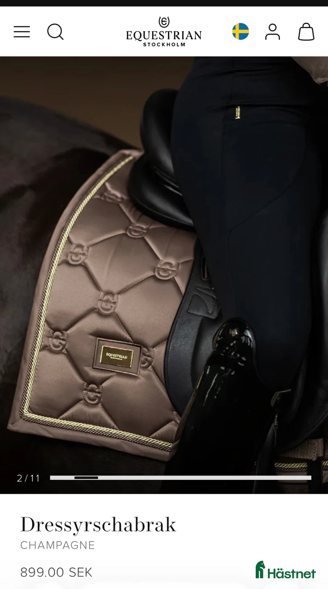 Schabrak & Vojlockar hästutrustning till salu: Equestrian Stockholm schabrak  - Annons 2