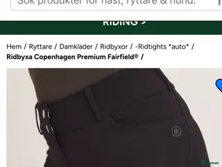 Ridbyxor ryttarutrustning till salu: Ridbyxa Copenhagen premium i Drottningskär - Annons 1
