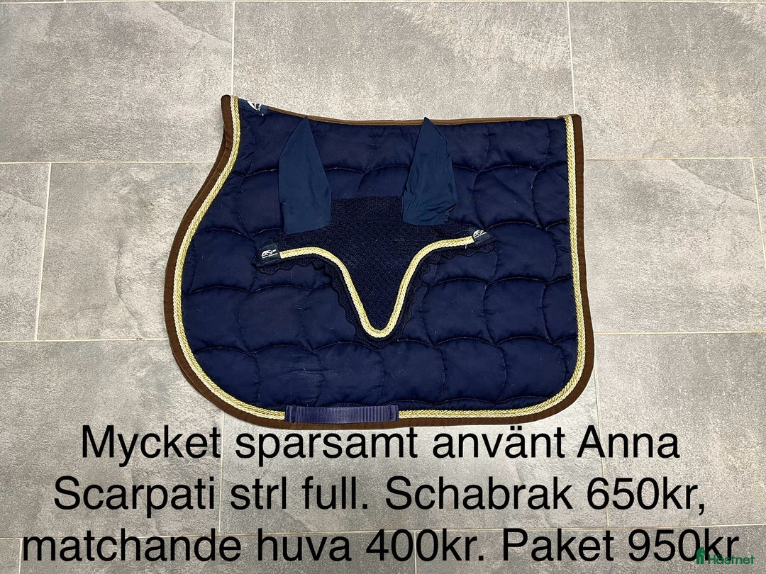 Schabrak & Vojlockar hästutrustning till salu: Schabrak och huvor i Eskilstuna - Annons 1