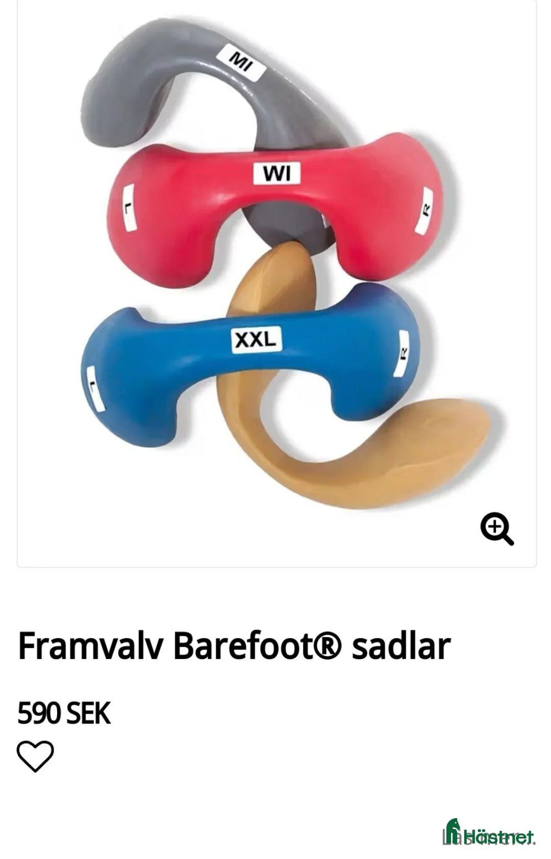 Sadlar hästutrustning till salu: Barefoot bomlös sadel  - Annons 7