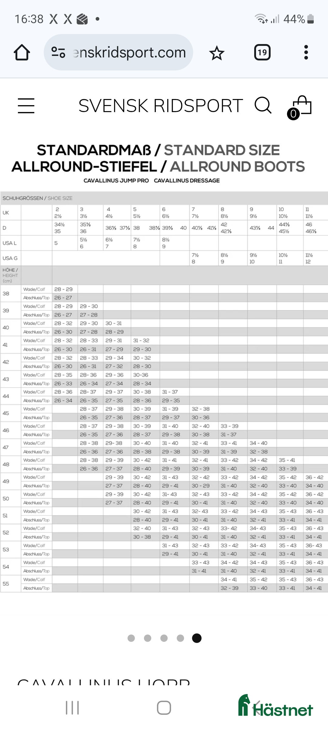Ridstövlar ryttarutrustning till salu: Oanvända Cavallo Linus hoppstövlar - strl 38 i Norrköping - Annons 7