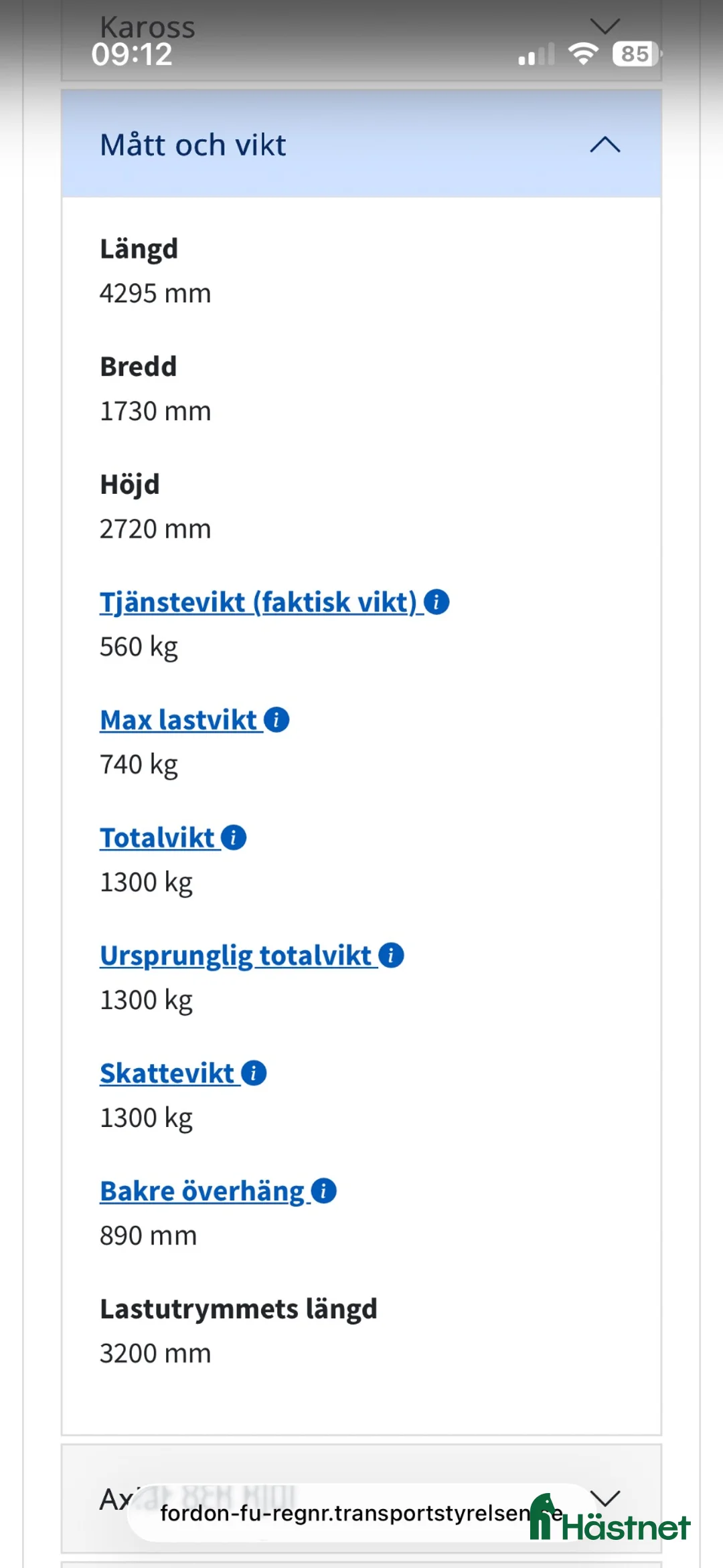 Hästtransporter  fordon & transport till salu: Cheval Liberte 1,5 hästars i Rottne - Annons 10