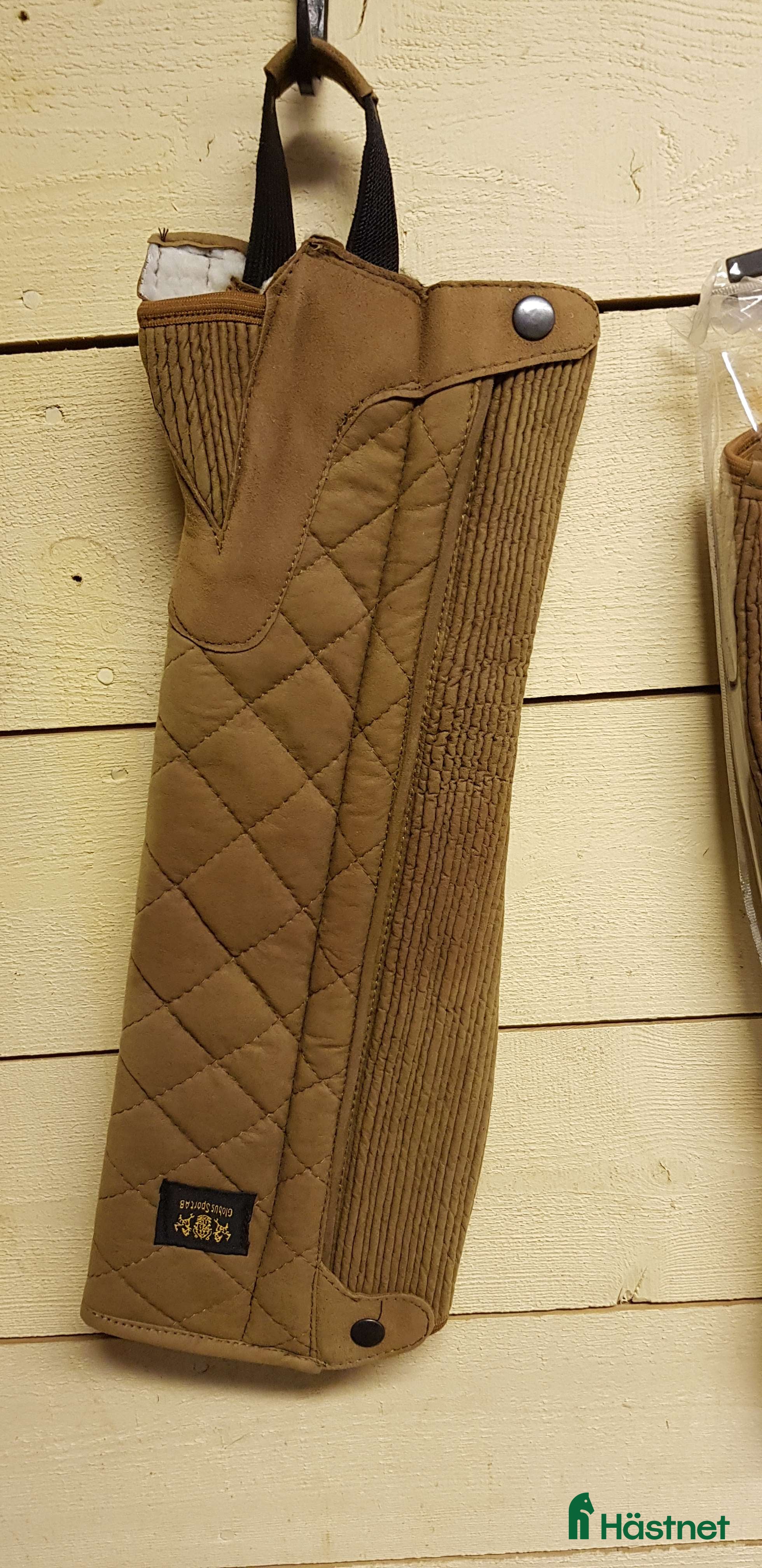 Ridstövlar ryttarutrustning till salu: Vinterfodrade Ljusbruna chaps, XL - Annons 8