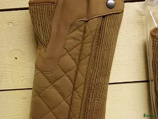 Ridstövlar ryttarutrustning till salu: Vinterfodrade Ljusbruna chaps, XL - Annons 8