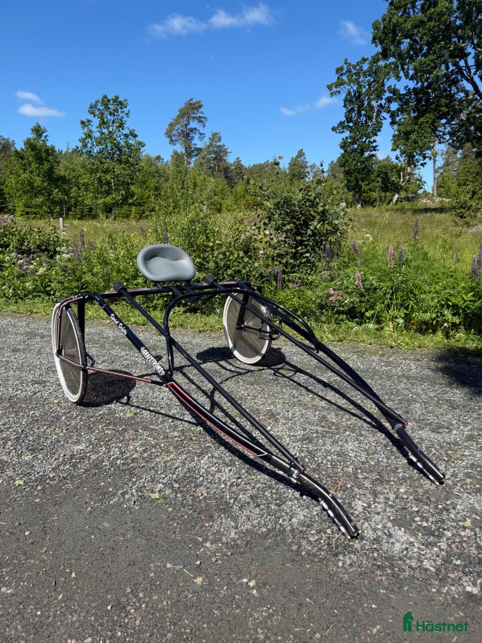 Travsulkys trav till salu: Fin säkerhetssulky - Annons 2