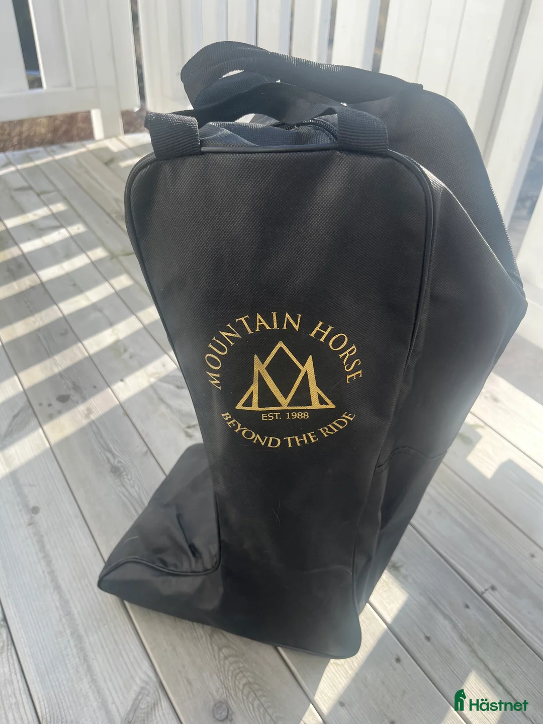 Ridstövlar ryttarutrustning till salu: Mountain horse stövlar aldrig använda  - Annons 5