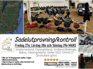 Sadlar hästutrustning SADELTURNÉ SÖDERUT - Annons 1