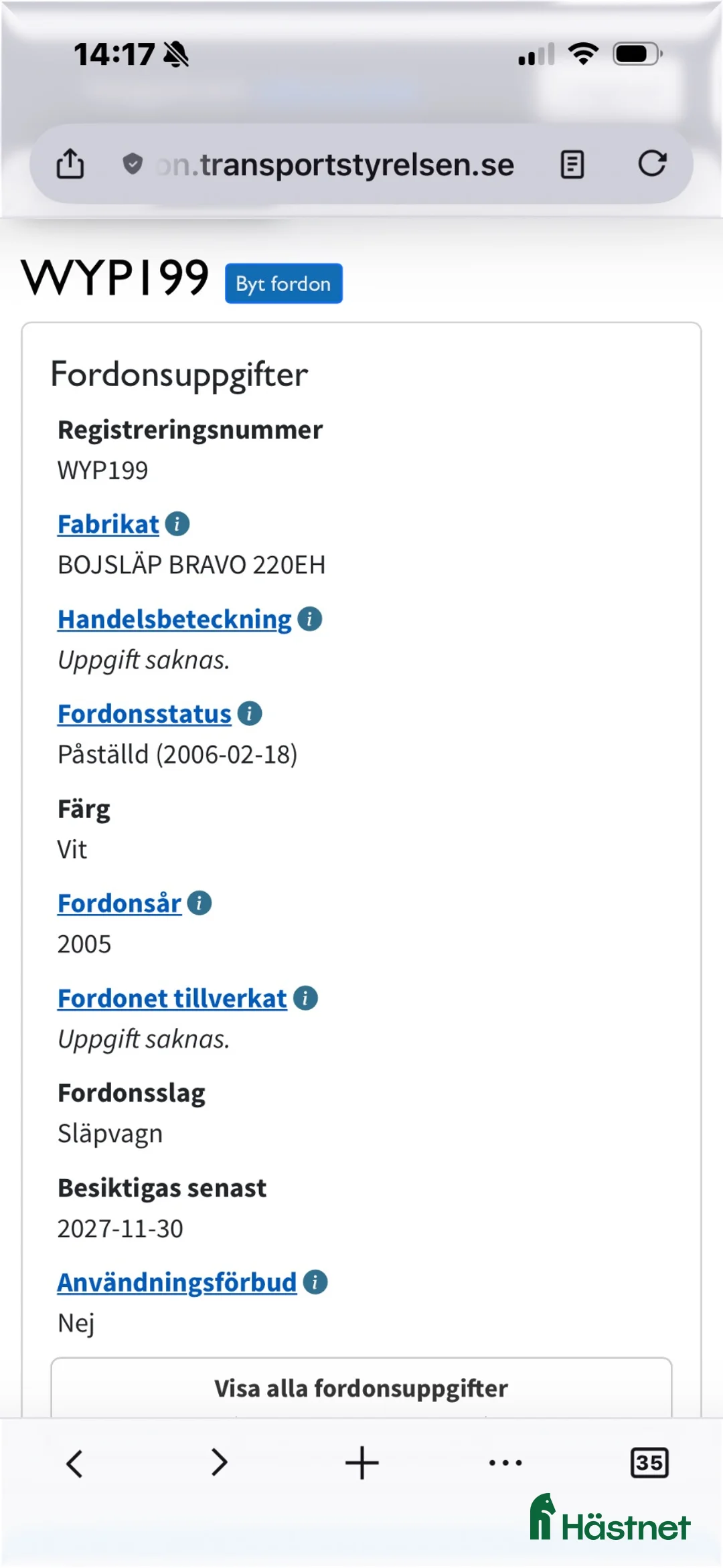 Hästtransporter  fordon & transport till salu: Boj Bravo 220 EH -05 - Annons 12