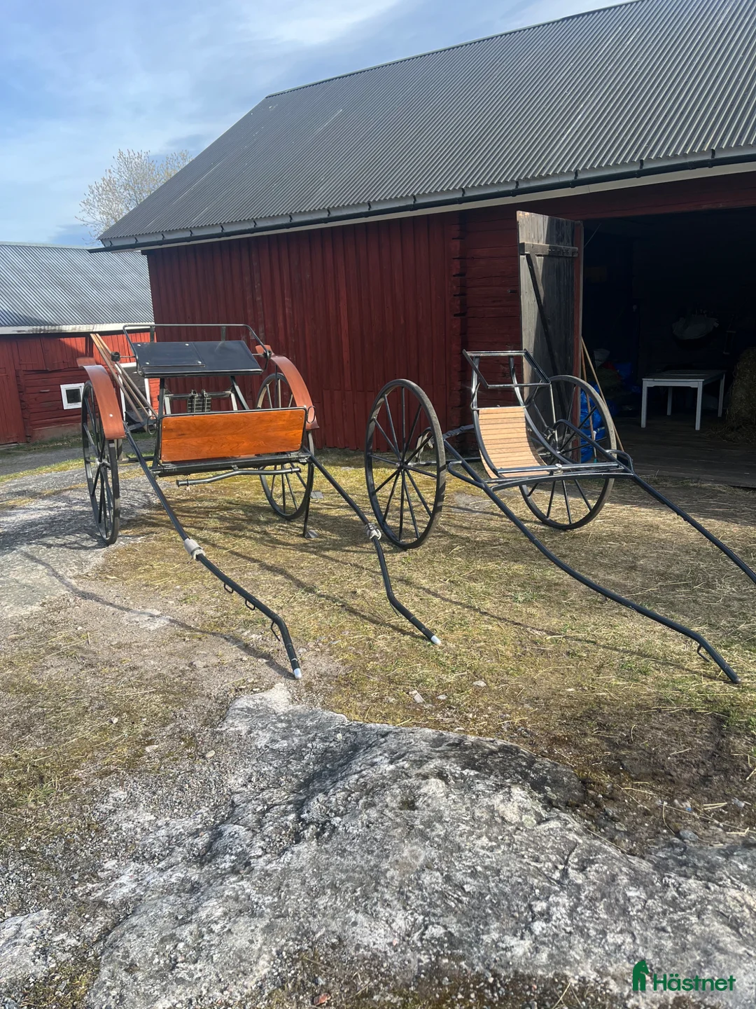 Körvagnar körning till salu: Två Giggar i Edsbro - Annons 1