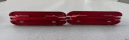 Stigbyglar hästutrustning till salu: Stigbyglar - Röda - Aluminium  - Annons 3